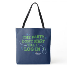 The Party Don't Start, Navy Blue Schoudertas
