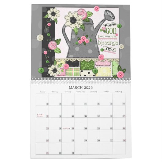 "The Patchwork Meadow" Calendrier des écritures 20 (Mar 2026)