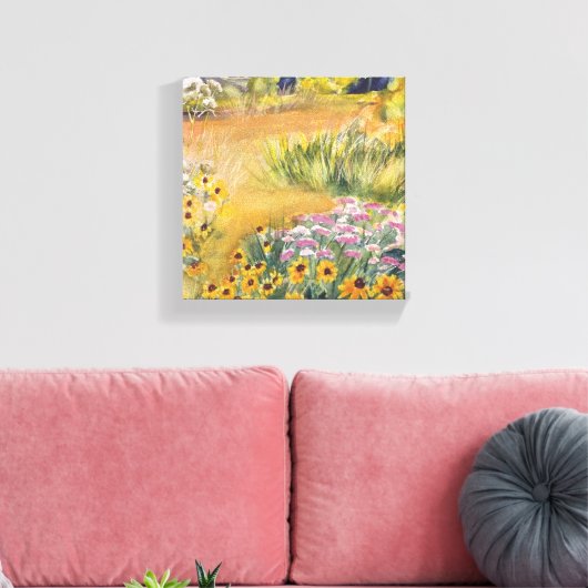 The Pathway by Ev Wesson Canvas Afdruk (Insitu (Woonkamer))