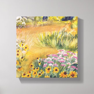 The Pathway by Ev Wesson Canvas Afdruk