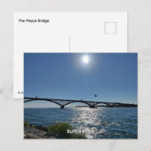 The Peace Bridge Postcard Briefkaart (Voorkant / Achterkant)