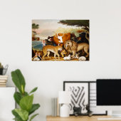 The Peaceable Kingdom door Edward Hicks Poster (Thuiskantoor)