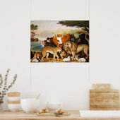 The Peaceable Kingdom door Edward Hicks Poster (Keuken)