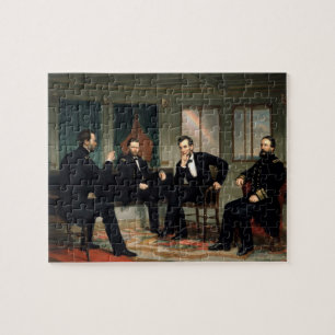 "The Peacemakers" - Abe Lincoln Puzzle Legpuzzel