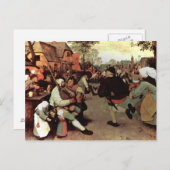 The Peasant Dance - 1568 Briefkaart (Voorkant / Achterkant)