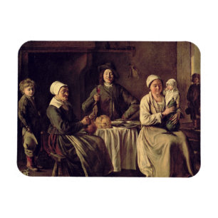The Peasant Family, 1642 (olie op doek) Magneet