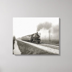 The Pennsylvania Flyer, 1906. Oude foto Canvas Afdruk