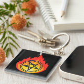 The Pentagram Sleutelhanger (Voorkant Rechts)