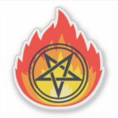 The Pentagram Sticker (Voorkant)