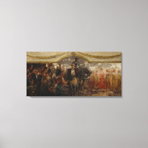 The People Render Homage to Bismarck, 1911 Canvas Afdruk