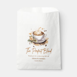The Perfect Blend Coffee Wedding Couples Shower Bedankzakje