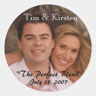 "The Perfect Blend" Ronde Sticker
