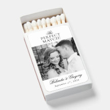 The Perfect Match Custom Photo Wedding Favors