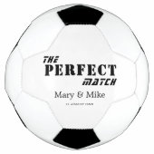 The Perfect Match Soccer Ball For Couples Gift (Devant)
