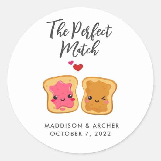"The Perfect Match" Stickers (Voorkant)