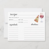 the perfect pair bridal shower - recipe (Voorkant)