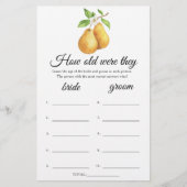 The perfect pair pears How old were they bridal (Voorkant)