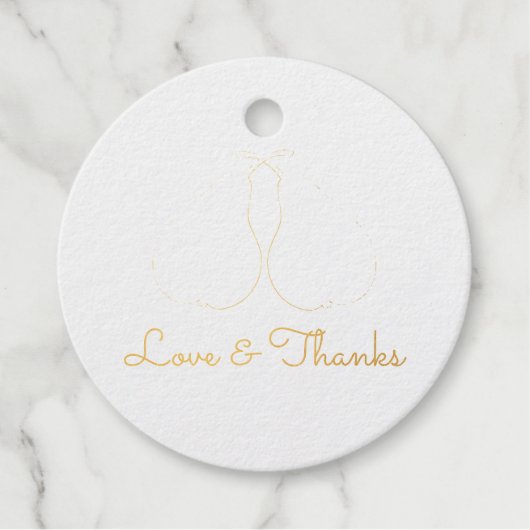 The Perfect Pear - Love&Bedankt Bedankjes Labels (Voorkant)