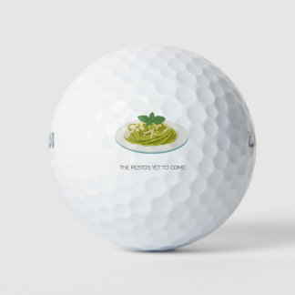 'The Pesto's Yet To Come' Charming Pesto Pasta Fun Golfballen