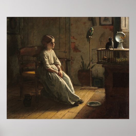 The Pets - Eastman Johnson Fine Art Poster (Voorkant)
