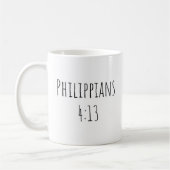 The Philippians 4:13 Mug (Gauche)