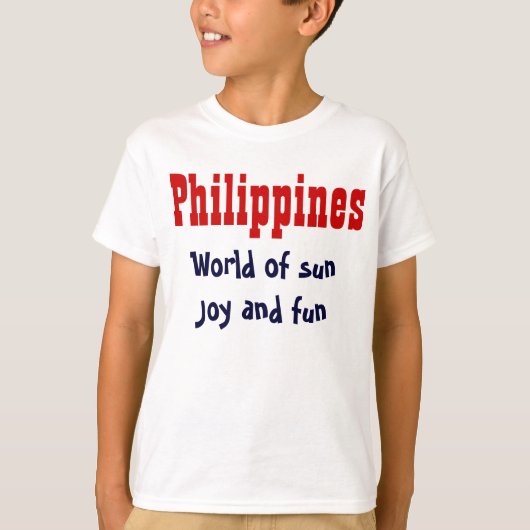 The Philippines slogan t-shirts (Voorkant)