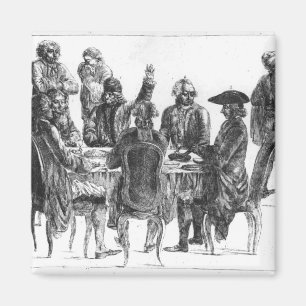The Philosophers at Supper, c.1750 Magneet