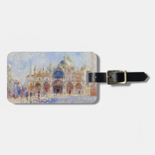 The Piazza San Marco, Venice, 1881 (olie op doek) Bagagelabel