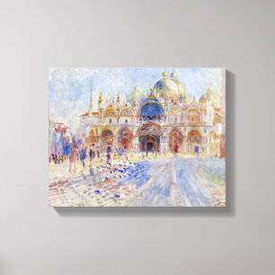 The Piazza San Marco, Venice, 1881 (olie op doek) Canvas Afdruk
