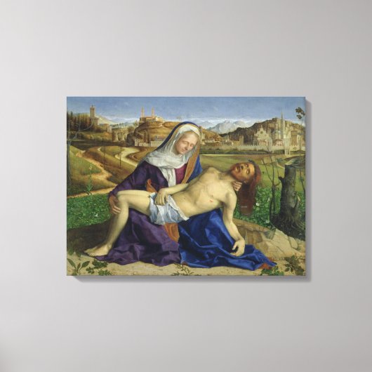The Pieta, c.1505 (olie op het paneel) (post 1996 Canvas Afdruk (Voorkant)