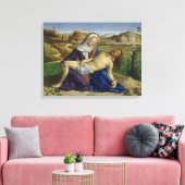 The Pieta, c.1505 (olie op het paneel) (post 1996 Canvas Afdruk (Insitu (Woonkamer))