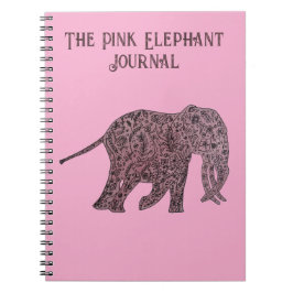 The Pink Elephant Journal/Notebook Notitieboek