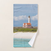 The Pink Lighthouse of Klein Curacao 1 (Serviette à main)
