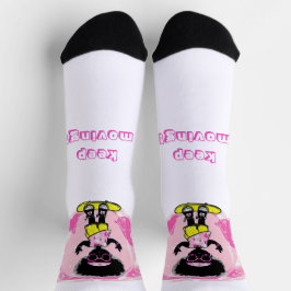 THE PINK WORLD OF THE LITTLE GIRL AND THE SKATEBOA SOKKEN