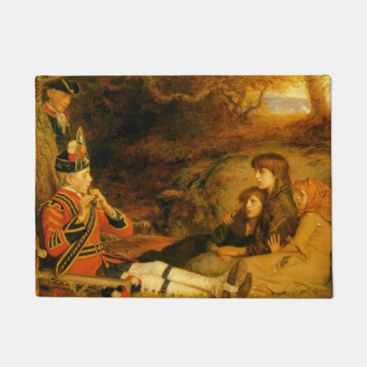 The Piper (door John Everett Millais) Deurmat (Voorkant)