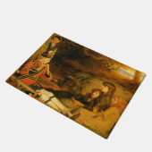 The Piper (door John Everett Millais) Deurmat (Schuin)