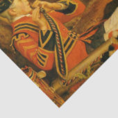 The Piper (door John Everett Millais) Tissuepapier (Detail)