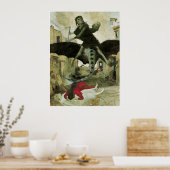 The Plague, Arnold Bocklin, 1898 Poster (Keuken)