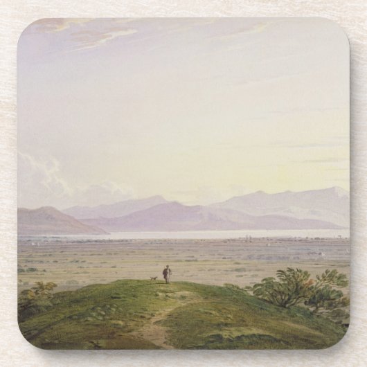 The Plains of Marathon, 1834 (grafiet & m/c met Onderzetter (Voorkant)