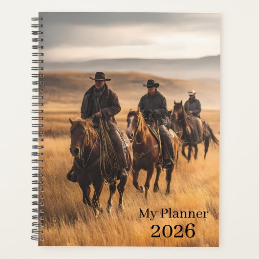 The Plains Riders, Cowboy Planner (Voorkant)