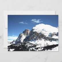 The Plattkofel and Langkofel Italy Holiday Card