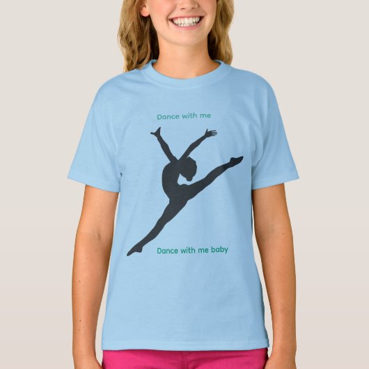 The Playground T-Shirt with dancer in blue (Devant)