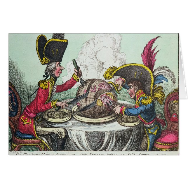 The Plum Pudding in Danger, 1805 (Voorkant Horizontaal)