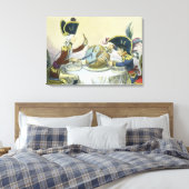 The Plum Pudding in Danger, 1805 Canvas Afdruk (Insitu (Slaapkamer))