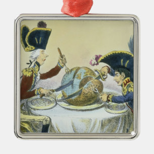 The Plum Pudding in Danger, 1805 Metalen Ornament