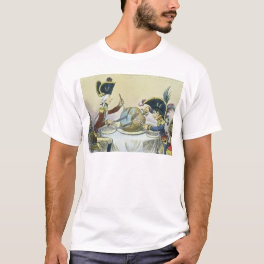 The Plum Pudding in Danger, 1805 T-shirt (Voorkant)