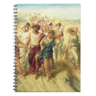 The Poet Anacreon (570-485 v.Chr.) met zijn Muses, Notitieboek