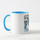 The Poetic Swan Rider Mug (Gauche)