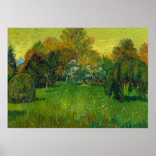 The Poet's Garden, 1888 by Vincent van Gogh Poster
