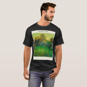 The Poets Garden by Vincent Van Gogh, Green Trees T-shirt (Voorkant volledig)